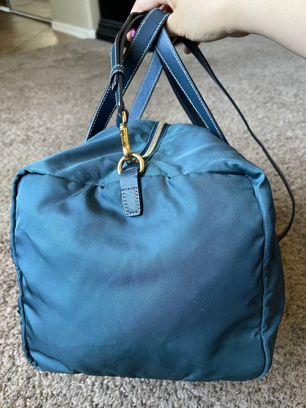 Prada Nylon Green Crossbody bag - Picture 5 of 16